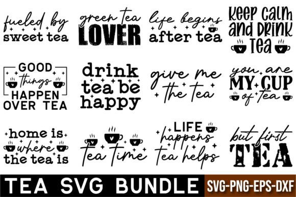 12 Tea SVG Bundle: A Graphic Designer's Review for Crafts