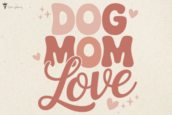 Dog Mom Love SVG PNG Graphics for Crafts