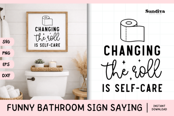 Funny Bathroom Sign Saying SVG 35 for Graphics and Crafts
