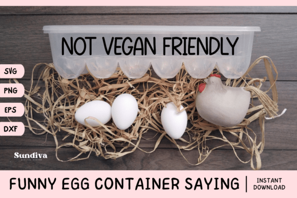 Funny Egg Container Saying SVG 6 for Crafts and Graphics