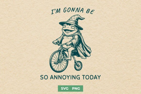 Funny Frog Wizard Sarcastic SVG PNG for Crafts and Graphics