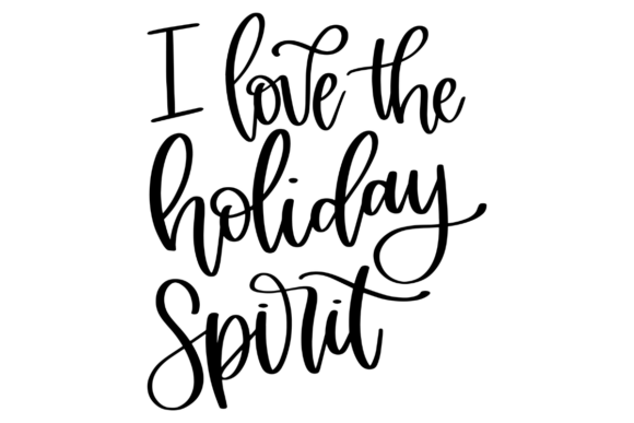 Holiday Spirit SVG Graphics for Crafts and Branding